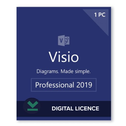 MICROSOFT VISIO 2019 PROFESSIONAL LICENSE